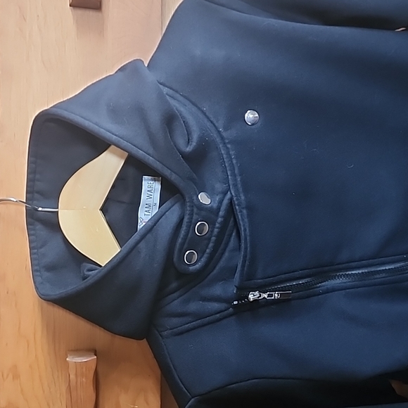 EUC TamWare: Assymetrical Full-zip Women's Hoodie, Black, Medium - Picture 3 of 8